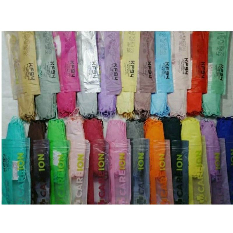 MASKER KF94 CAREION ISI 10PCS 4Ply Evo 3D Proctection Mouson Sachet isi 10Pcs MASKER KF94 3D MURAH w