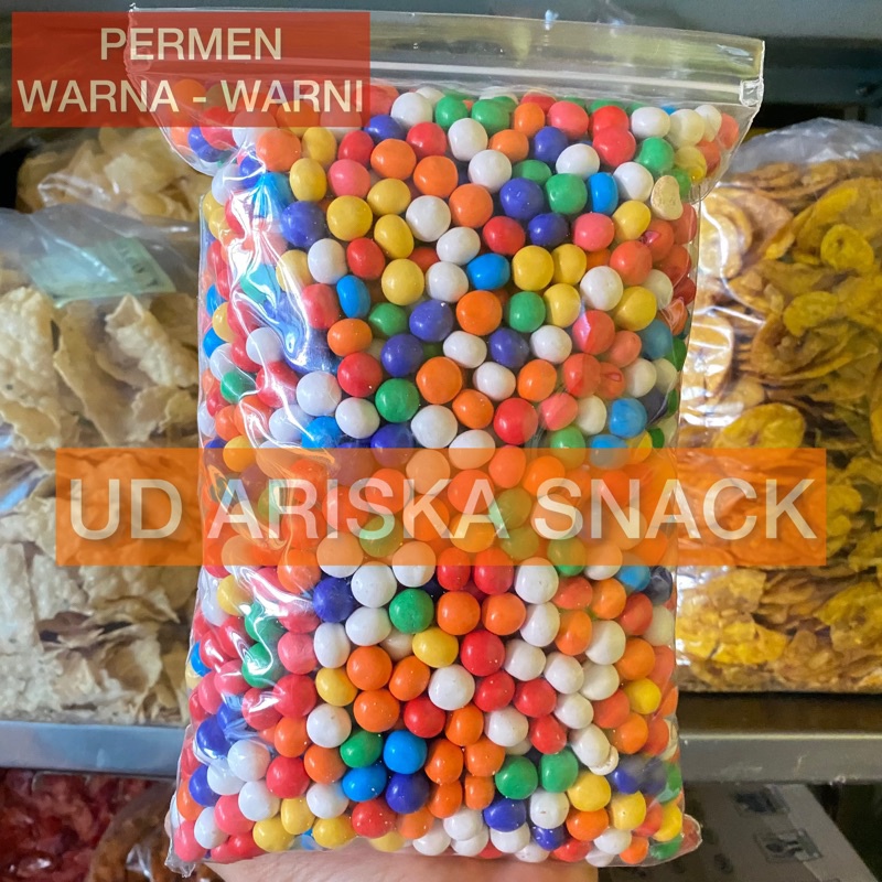 

Permen Warna Warni 1KG Permen Biskuit Warna Warni