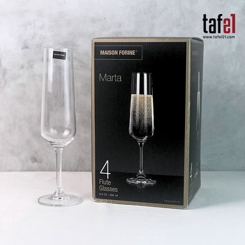 Gelas Wine Glass Crystal Maison Forine Isi 1