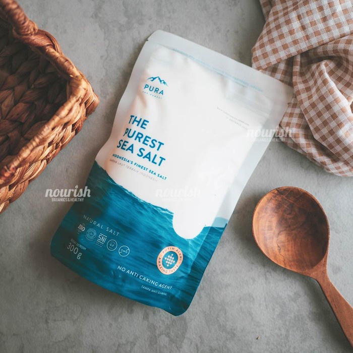 

[New] Pura Purest Sea Salt Fine 300gr (Garam Laut Natural)