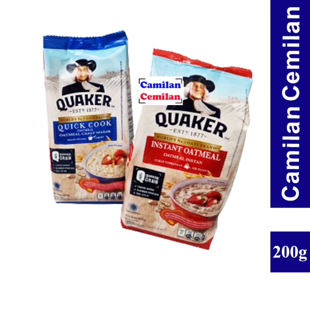 

Quaker Oats Oatmeal Instant Quick Cooking 200 gr