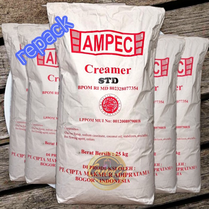 

[Big Sale] ampec creamer non dairy / krimer bubuk / 1kg / repack / import / 1 kg - 500gr