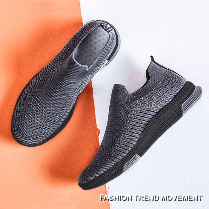 best -Krugeer Sepatu Pria Sneakers Impor Slip On Kasual dan Sporty KG-002 - HitamList Putih, 39