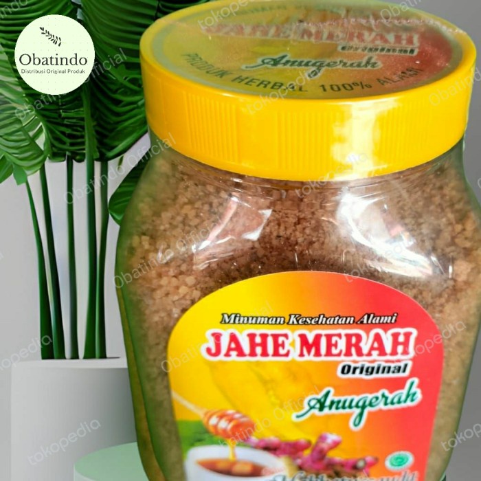 

Termurah Jahe Merah Asli Anugerah | Jahe Merah Plus Habbatussauda ANUGERAH Kemasan TOPLES 350 Gr | Jahe Merah murni Membantu mengatasi Rheumatik, Perut Kembung / Masuk Angin, dll Jamu Herbal