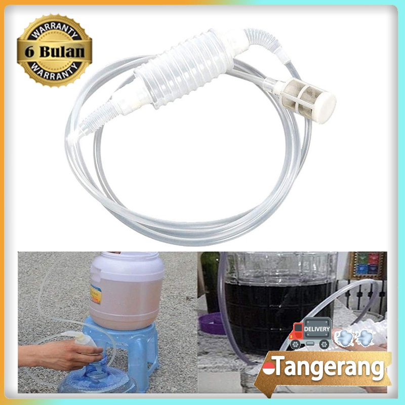 Home Brew Siphon Dengan Filter Selang Siphon Distiller Alkohol Wine Homebrew Pembuatan Anggur Siphon