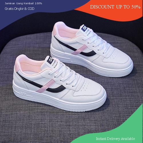 PVN Sepatu Cewek Wanita Kasual Olahraga Running Tinggi Import Premium Quality shoes Sport Trendy K-F