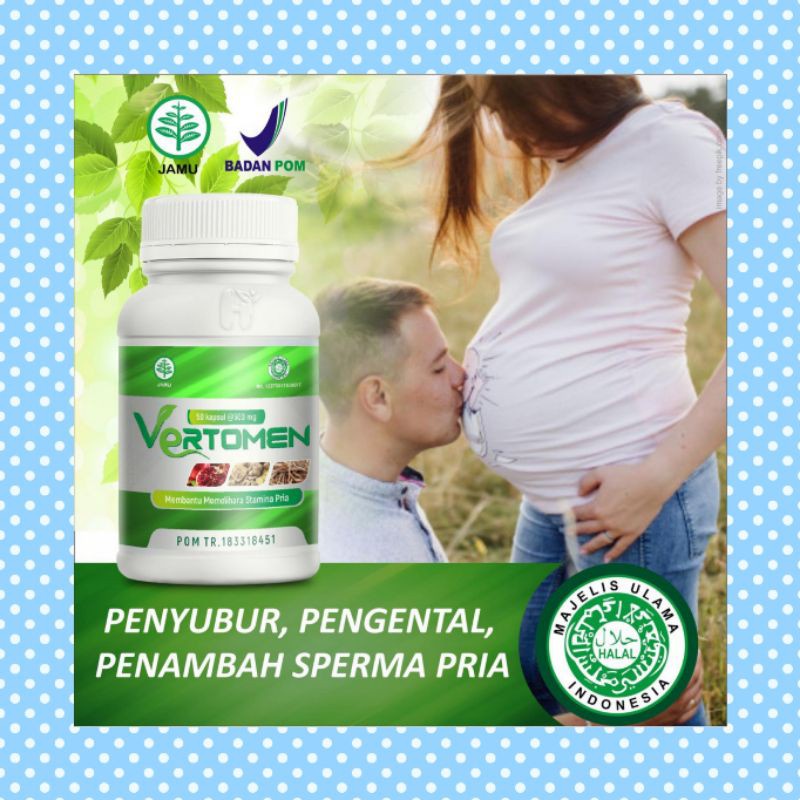 Vertomen Original Vertomen Asli Suplemen Herbal Penyubur Sperma Asli Terbaik(Gratis Ongkir)