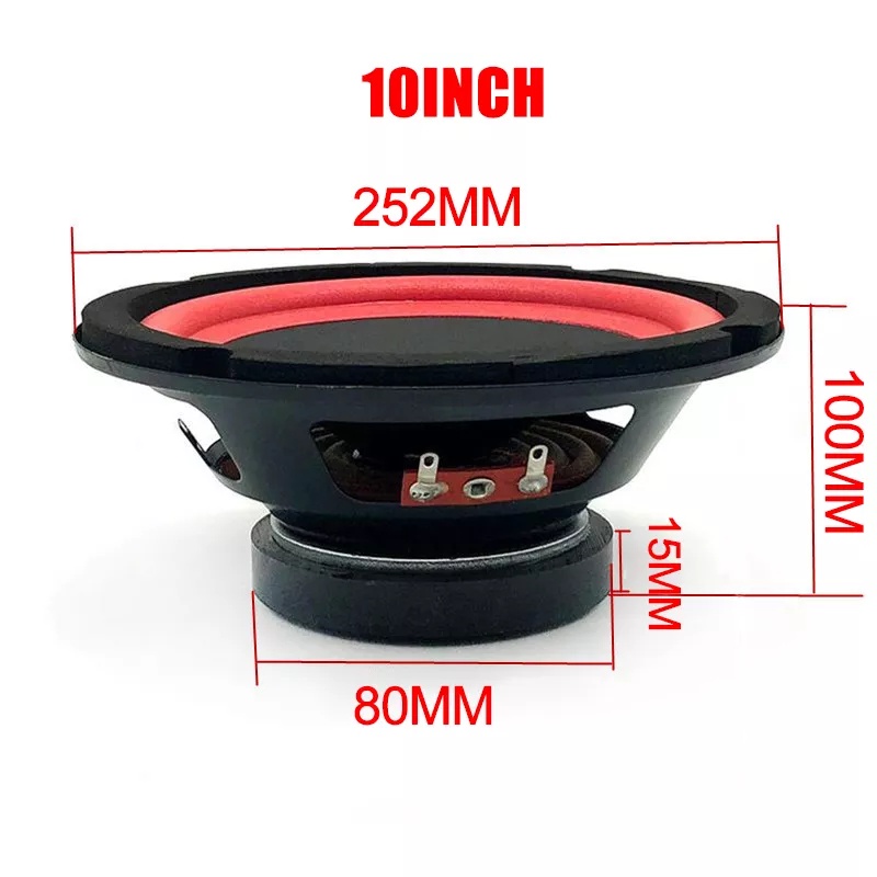 Speaker Subwoofer Mobil 6 Inci 8 Inci 10 Inci Subwoofer Subwoofer Speaker Kelas Menengah Mobil 90DB Speaker Stereo