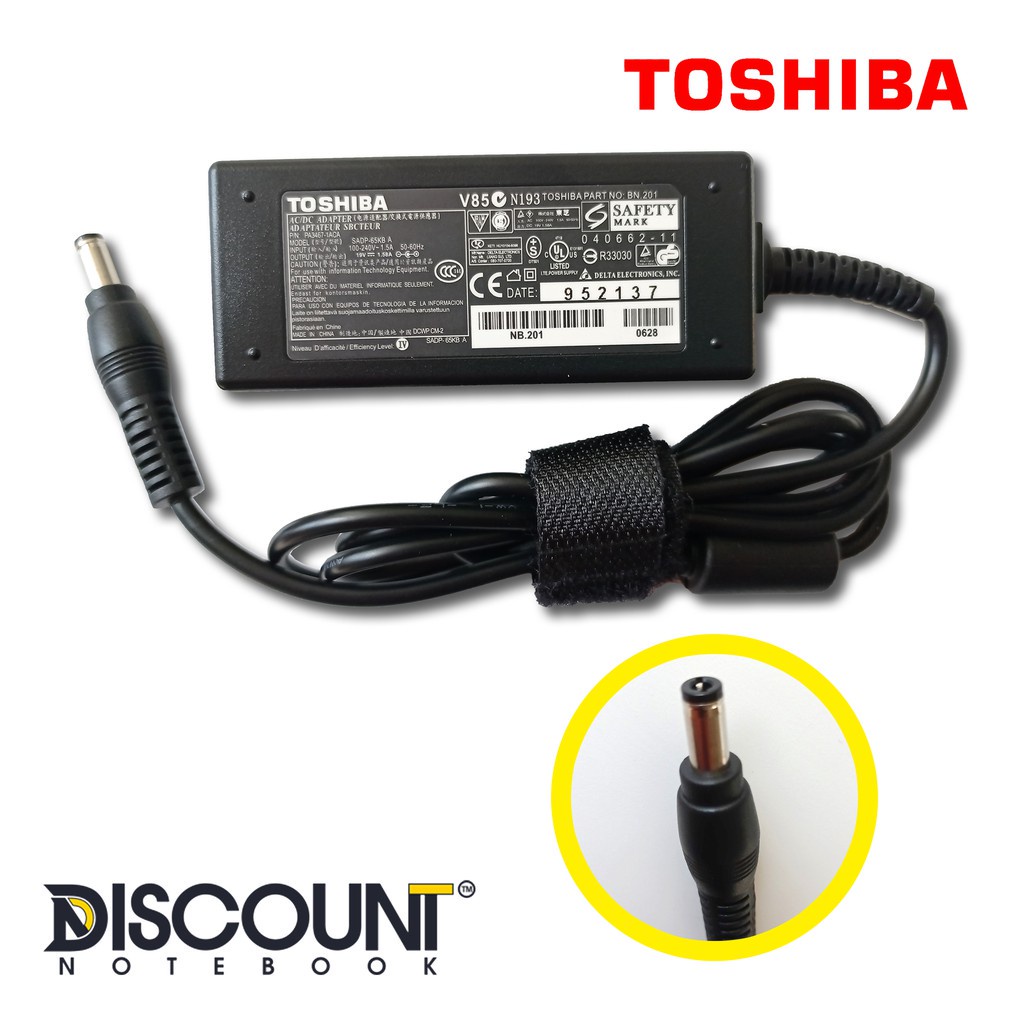 ADAPTOR | ADAPTER CHARGER LAPTOP TOSHIBA NOTEBOOK 19V 1.58A