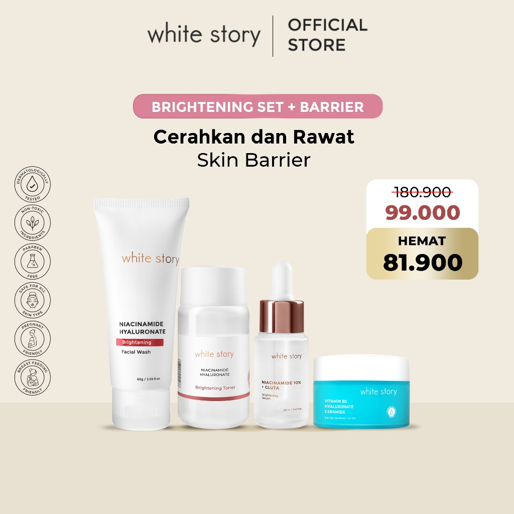 

COD White Story Complete Brightening Set & Barrier