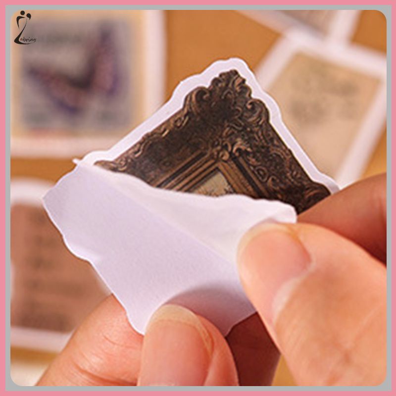 

Stiker Buku Besar Tangan Retro Stiker Ins Nostalgia Dekorasi Buku Catatan Stiker Hati Anak Perempuan Z