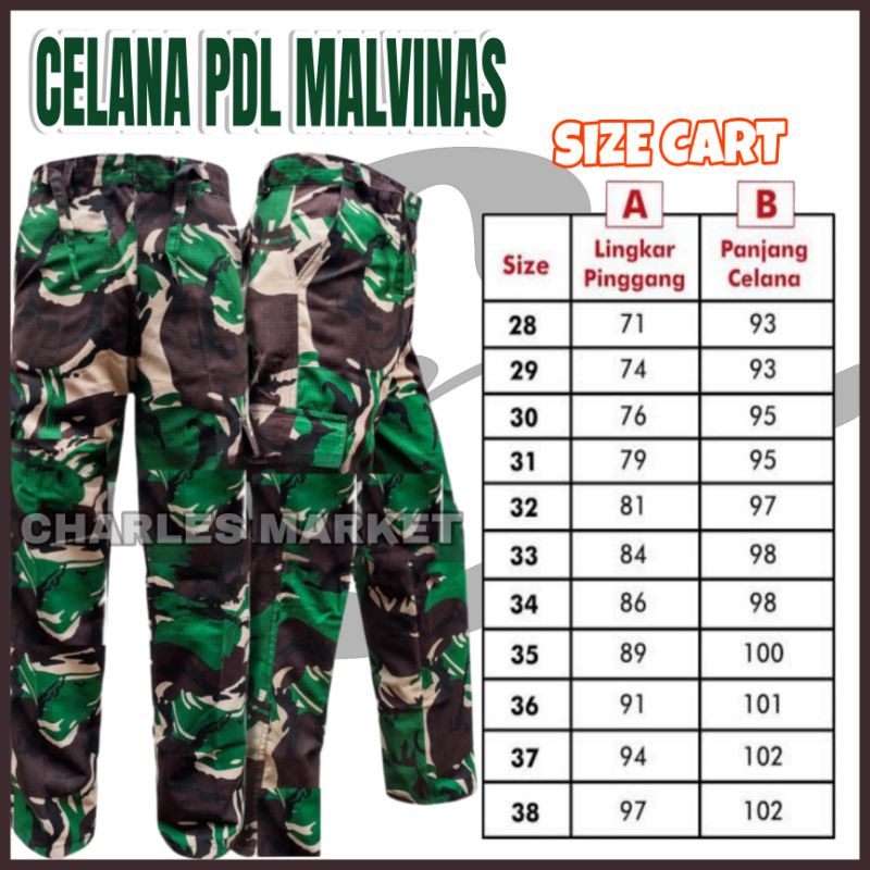 CELANA MALVINAS PREMIUM - CELANA LORENG MALVINAS - CELANA MALVINAS LORENG