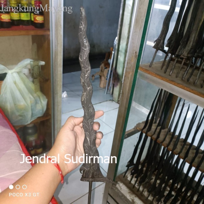 

keris sengkelat blarak sinerat alusan Murah Meriah JD21 antik