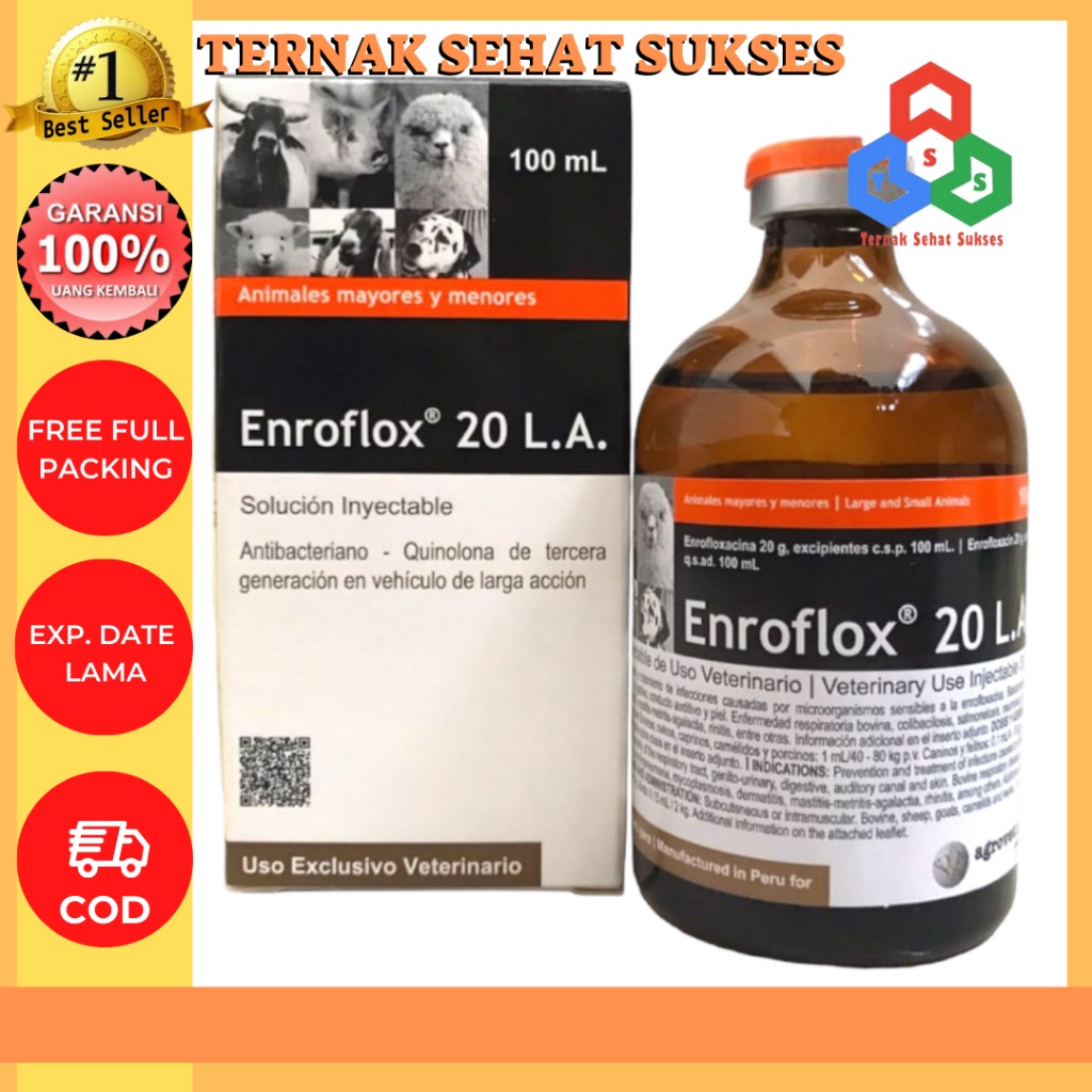Enroflox 20 LA 100 ml TSS1
