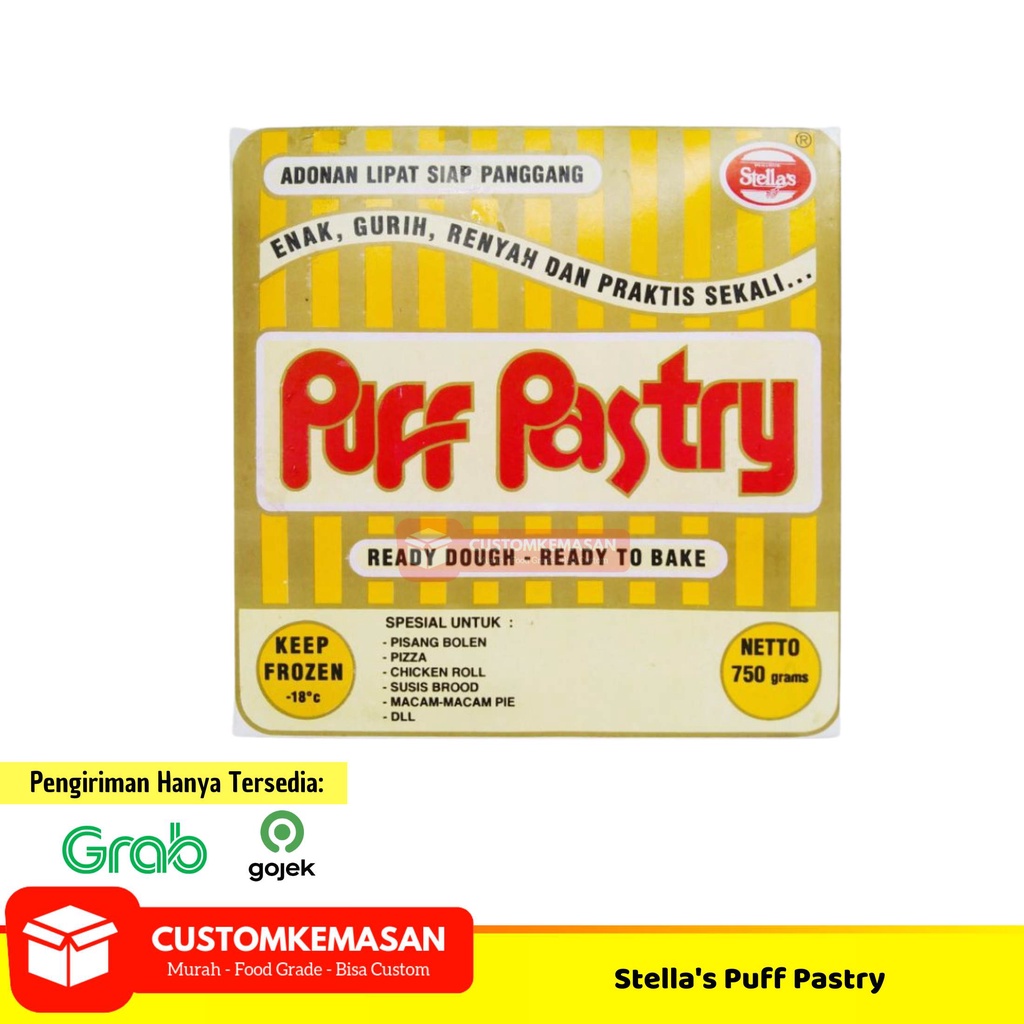 

Stella Puff Pastri / Puff Pastry / Pastry Instant / Kulit Puff Pastry Siap Pakai