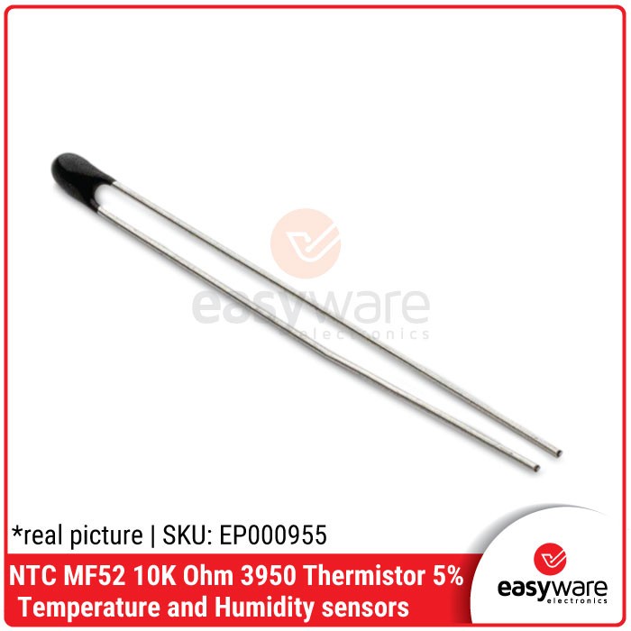 NTC 10K MF52 Thermistor 5% 3950 NTC MF52-103 CO27