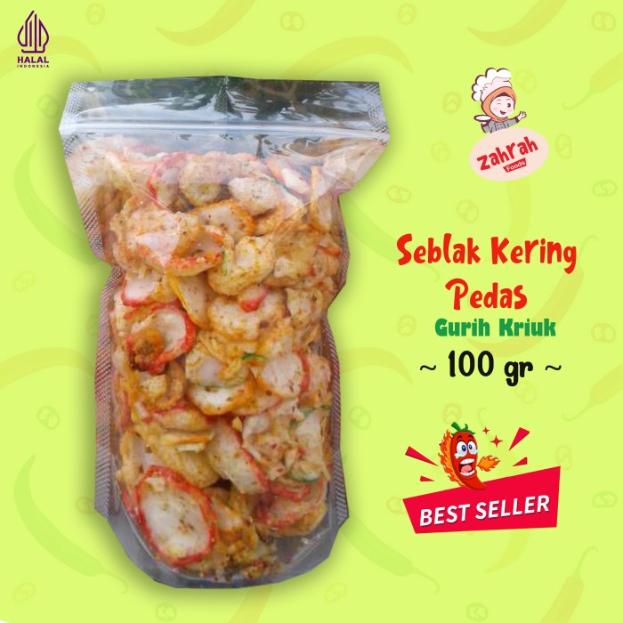 

Seblak Kering Pedas 100 gr - Gurih Kriuk / Sebring Camilan Instant