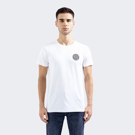 【COD】Greenlight Kaos Lengan Pendek graphis Katun Tshirt Basic Pria Putih 101122 Tidur pendek Fashion