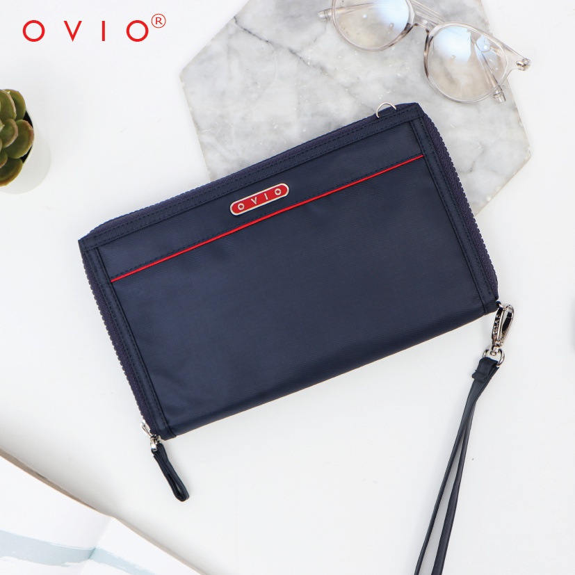 BAGTASTIC OVIO Dompet Multifungsi - Tas Organizer Panjang dengan Tali Selempang 3102