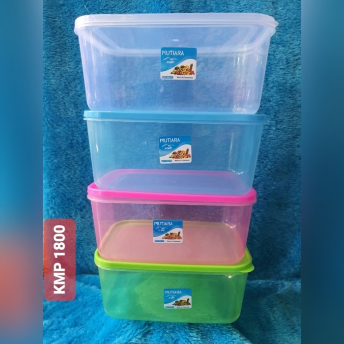 Tempat Makan Plastik Bening 1800 Ml / Kotak Makan Serbaguna