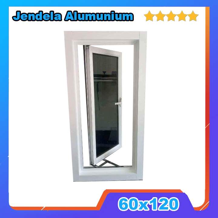 Gratis Ongkir/Jendela Alumunium - 60X120 (Alumunium window)