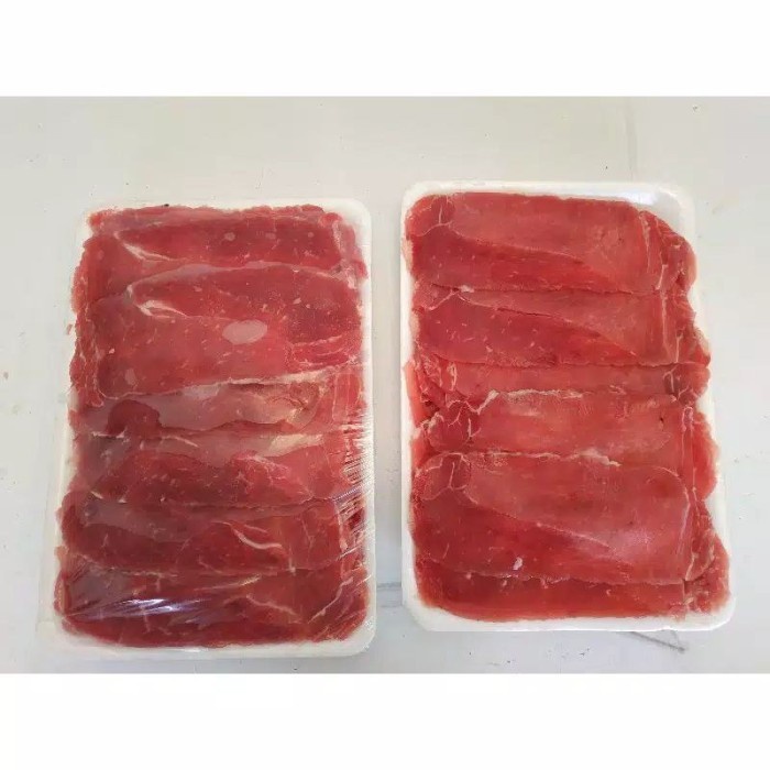 

Daging Sapi AUS Sliced beef/Sukiyaki/Yakiniku/Shabu beef Slice 250gr