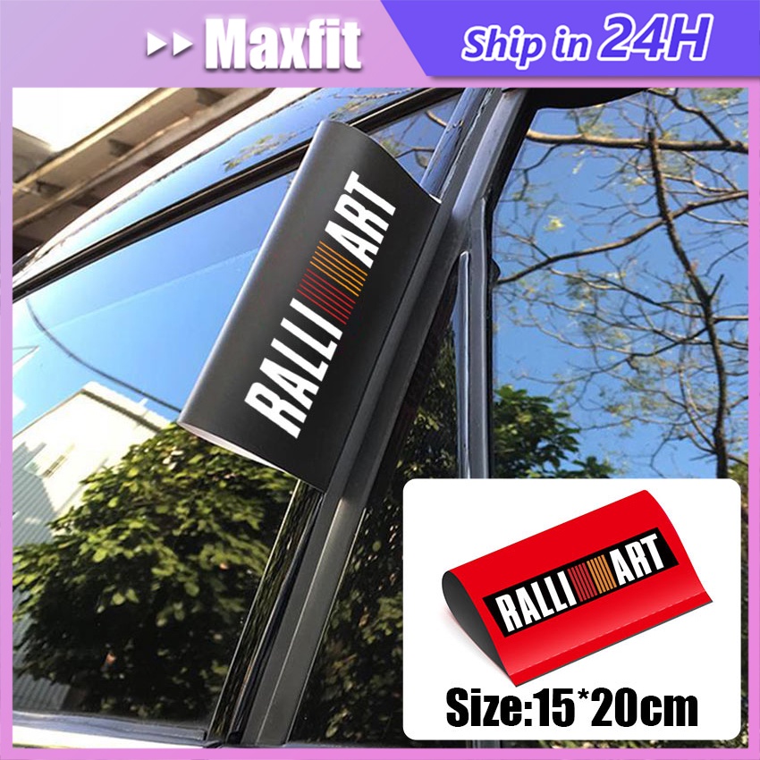 

RALLIART - Stiker Label Tag Mobil Hiasan Sticker Mobil Tahan Air Kreatif Kepribadian Variasi Penutup Pintu Bagasi