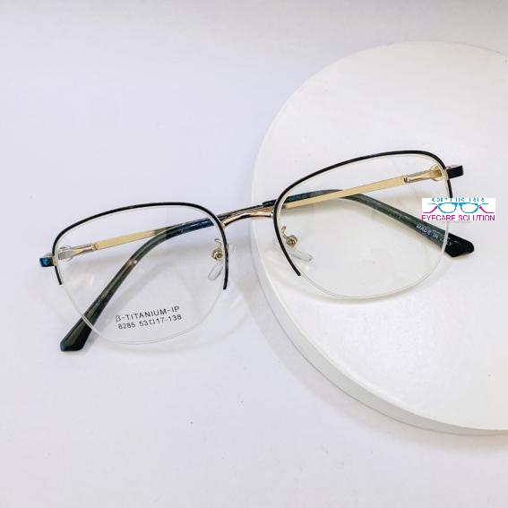 Kacamata Wanita Frame Kotak Frameless Kacamata Pria Minus Normal Kacamata Photochromic Anti Radiasi 