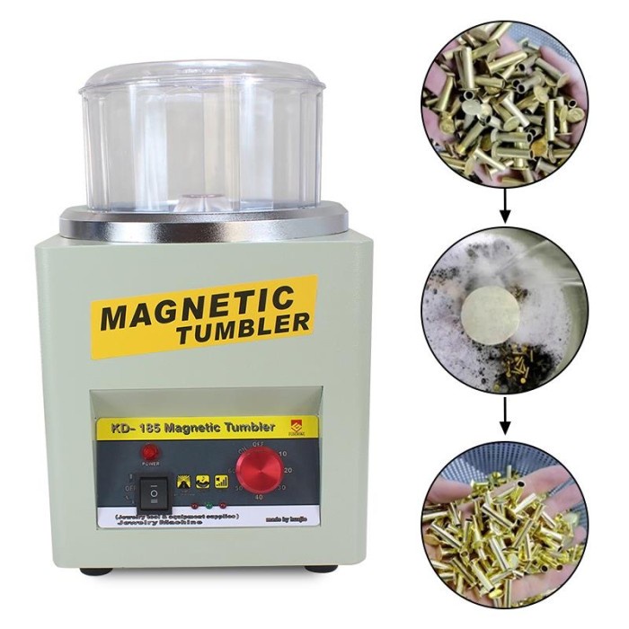 Magnetic Tumbler KT 185 Jewelry Polisher Mesin Poles Magnetik