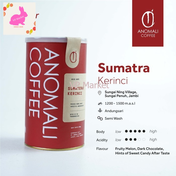 

Anomali Coffee Biji Kopi Sumatra Kerinci
