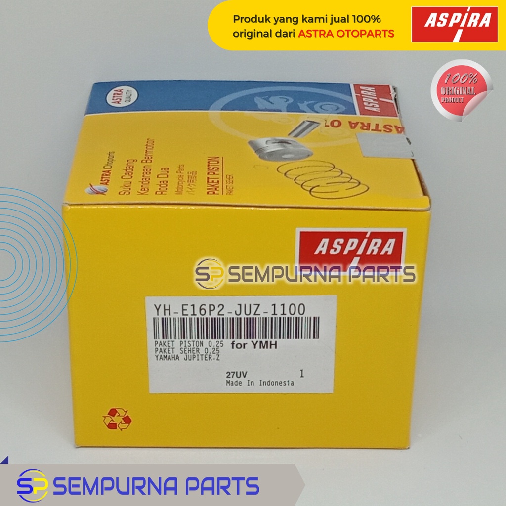PISTON KIT JUPITER Z,VEGA R NEW SIZE 0.25 5TN-E1630-2-10 - ASPIRA