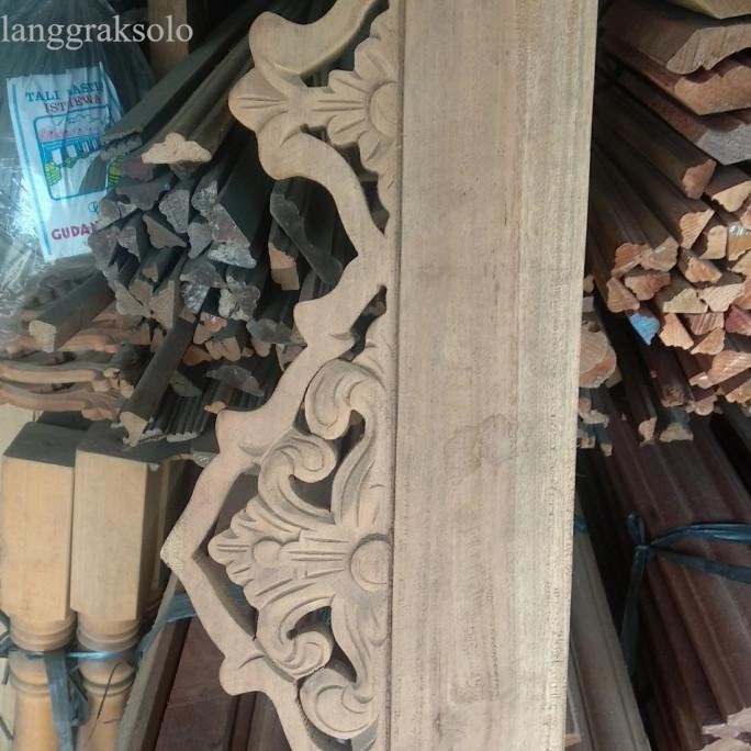 

GoodHouse lis plang lisplang list kayu rumah betawi ukir dekorasi gigi murah