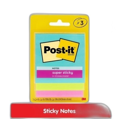 

Post-It Super Sticky Notes 3321-SSMIA Miami 135 s