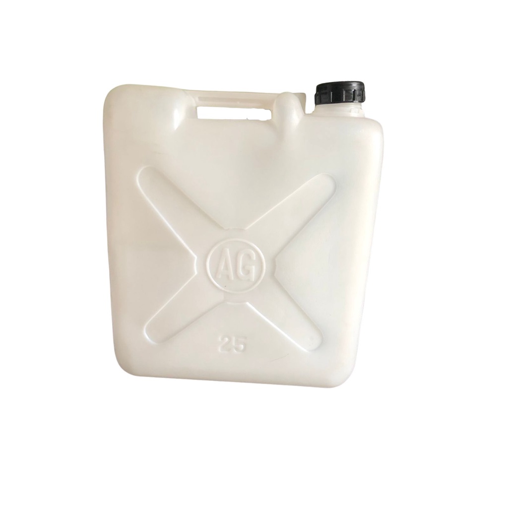 VV - Jerigen Plastik 25 Liter / Jurigen Air Minyak 25 Liter - Putih
