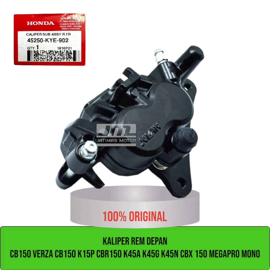 Kaliper rem depan cb150 verza cb150 K15P cbr150 K45A K45G K45N cbx150 megapro mono 45250-KYE-902