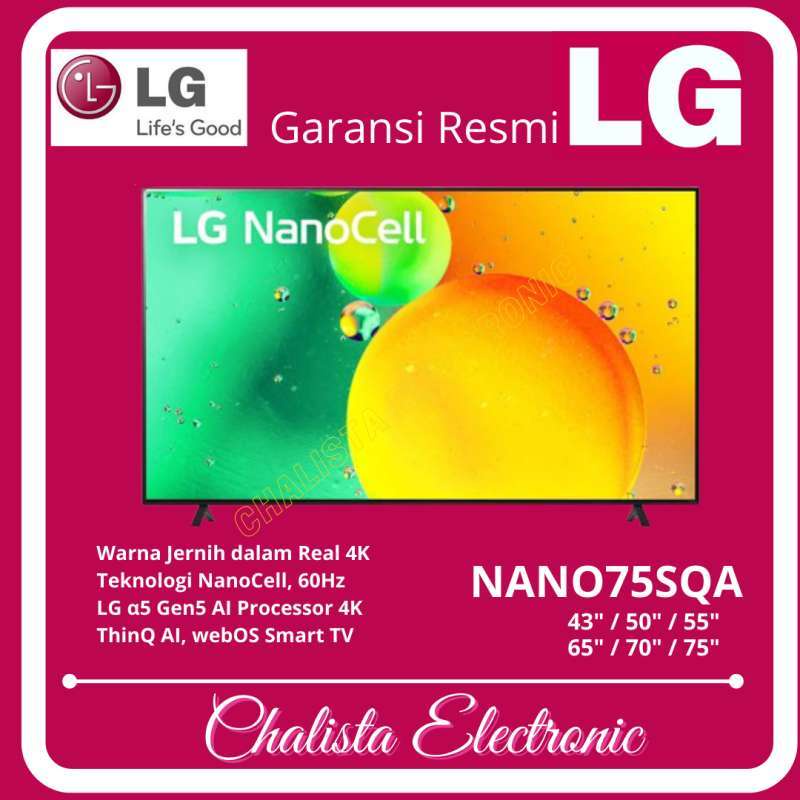 LG 43NANO75SQA LED TV NANOCELL SMART TV 43 INCH 43NANO75 75SQA