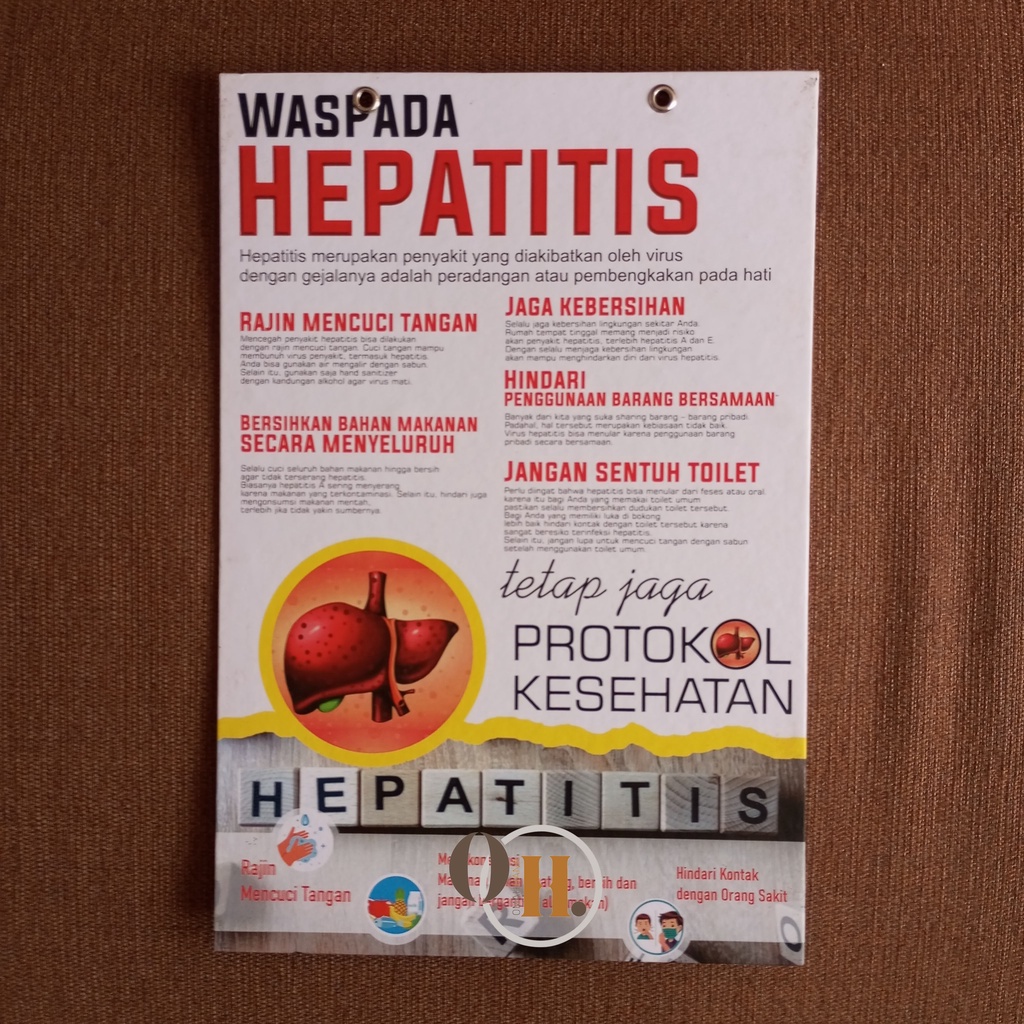 

Hard Poster Waspada Hepatitis - Hard Poster Hepatitis - Hard Poster penyakit