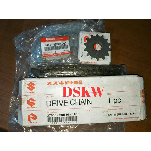 Gir Set Muka Belakang Rantai THUNDER 125 SGP