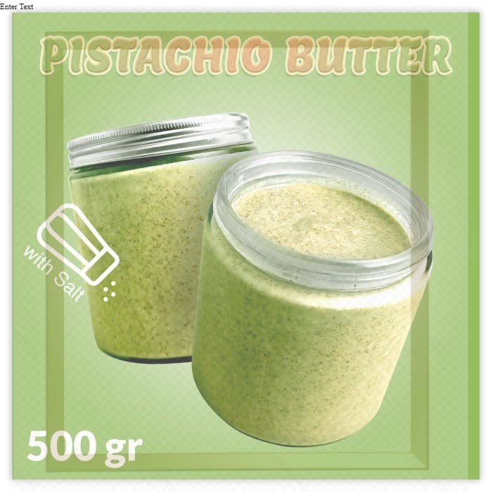 

500gr | Pistachio Butter Salty ( 1% Salt ) - Selai Pistachio Asin Lh