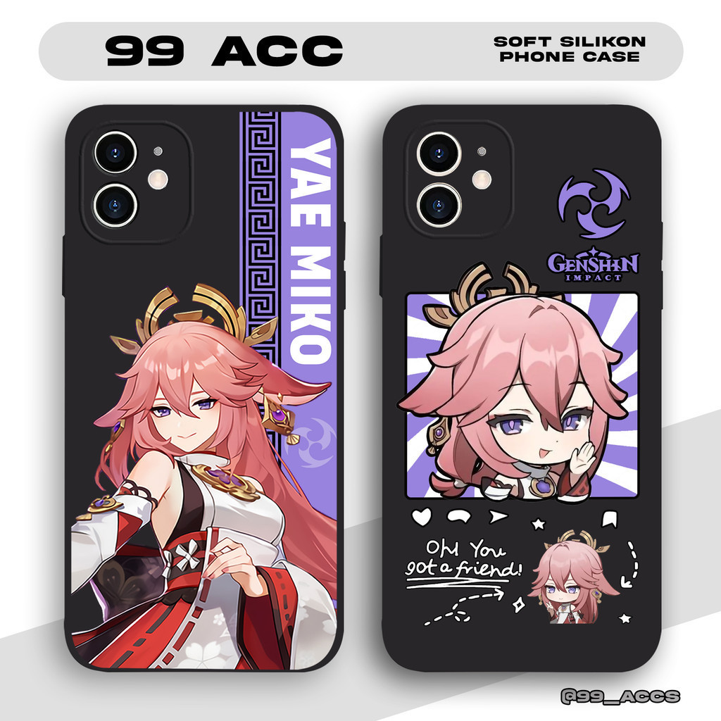 Case POCO M3 M4PRO X3PRO X3NFC X3 F4 C55 Casing Genshin Impact Aesthetic SS307 Softcase HP Bergambar