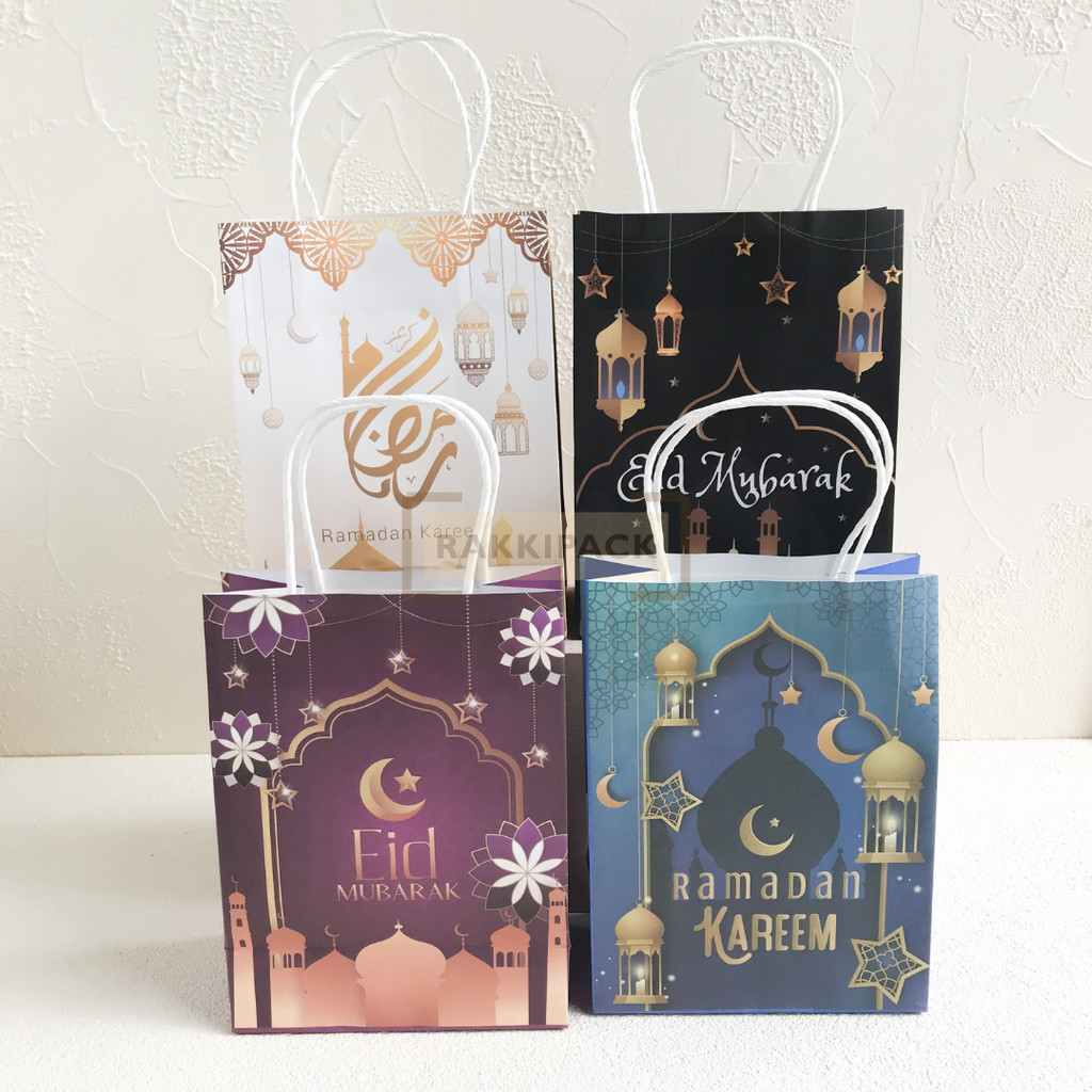 

paper bag goodie bag tas kertas snack hampers lebaran