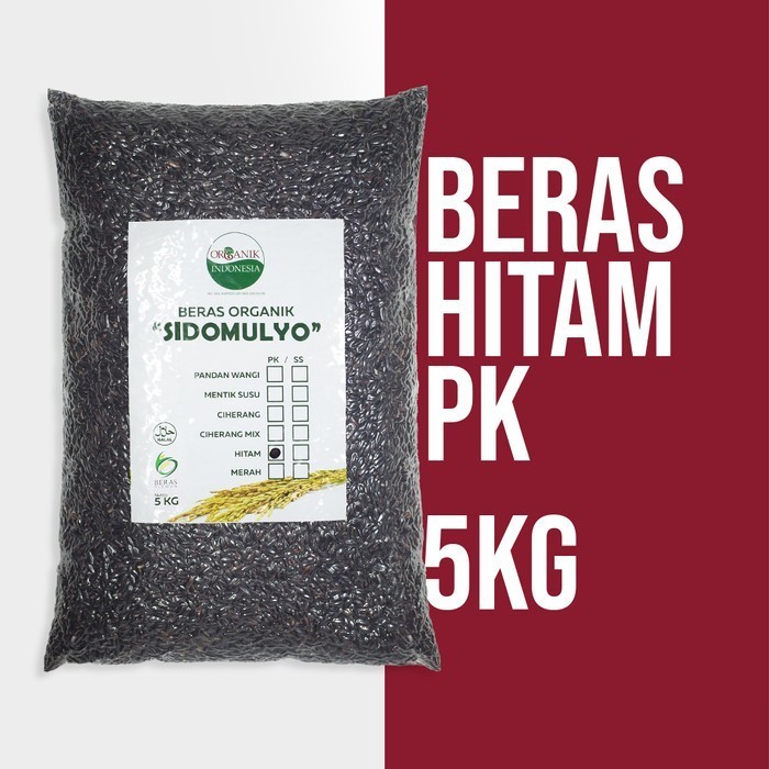 

Beras Organik / Organic Rice Hitam 5kg Sidomulyo (Diabetes & Jantung)