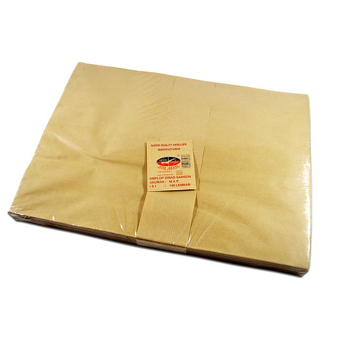 

(PACK) Amplop Coklat Polos Ukuran Map - Samson Air Mail