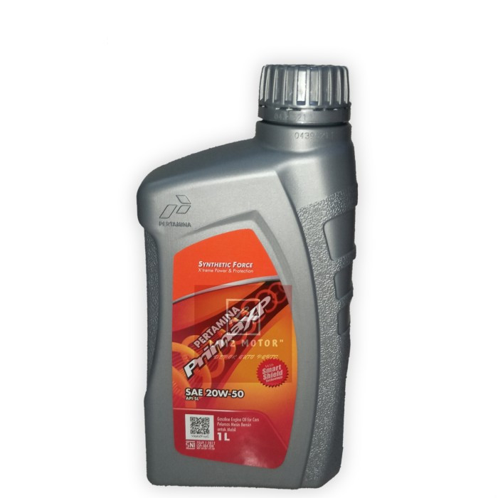 OLI PERTAMINA PRIMA XP SAE 20W-50 API SL 1 Liter Oli Mesin Motor PrimaXp 1Liter