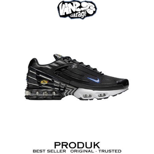 Sepatu Sneakers Nike Airmax Plus 3 Royal Silver 100% Original BNIB