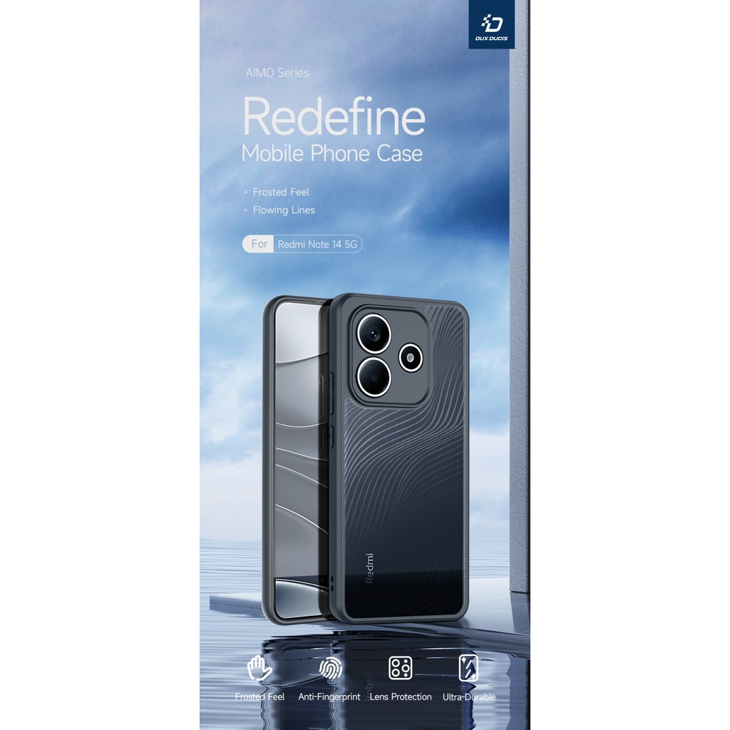 ORIGINAL HARD CASE REDMI NOTE 14 PRO 5G / REDMI NOTE 14 PRO PLUS 5G / REDMI NOTE 14 5G  CASE AIMO DU