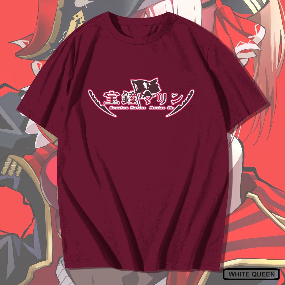 KAOS HOUSHOU MARINE LOGO HOLOLIVE - KAOS DISTRO PRIA & WANITA ANIME & GAME DESIGN VTUBER LOGO HOUSHO