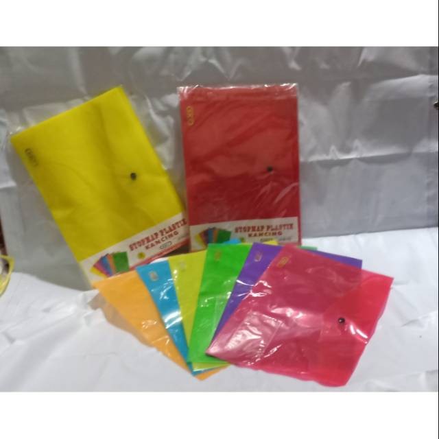 

Map plastik model kancing merk kiky