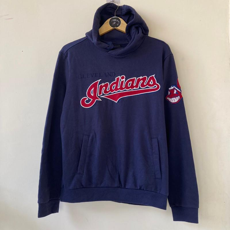 Hoodie MLB indians second