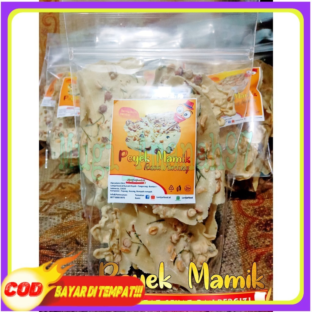 

Peyek Aneka Rasa - Peyek Kacang , Teri Nasi , Udang Rebon - Kemasan mulai 100gram